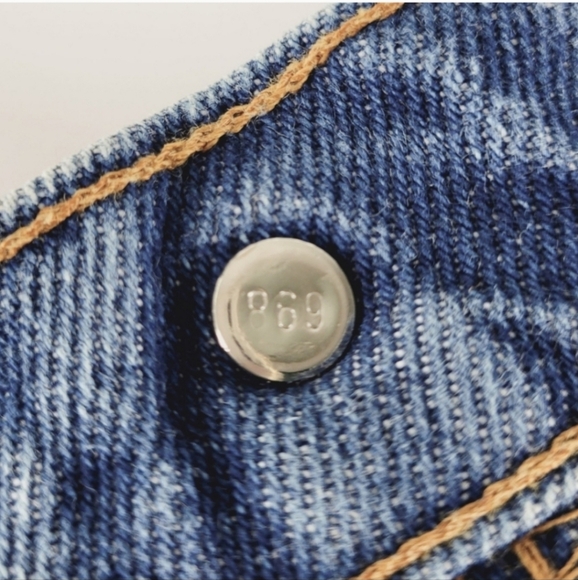 LEVI'S Jeans 517 VINTAGE RARE 80's ORANGE TAB Straight Leg Blue Size W38 L32 - Picture 12 of 13